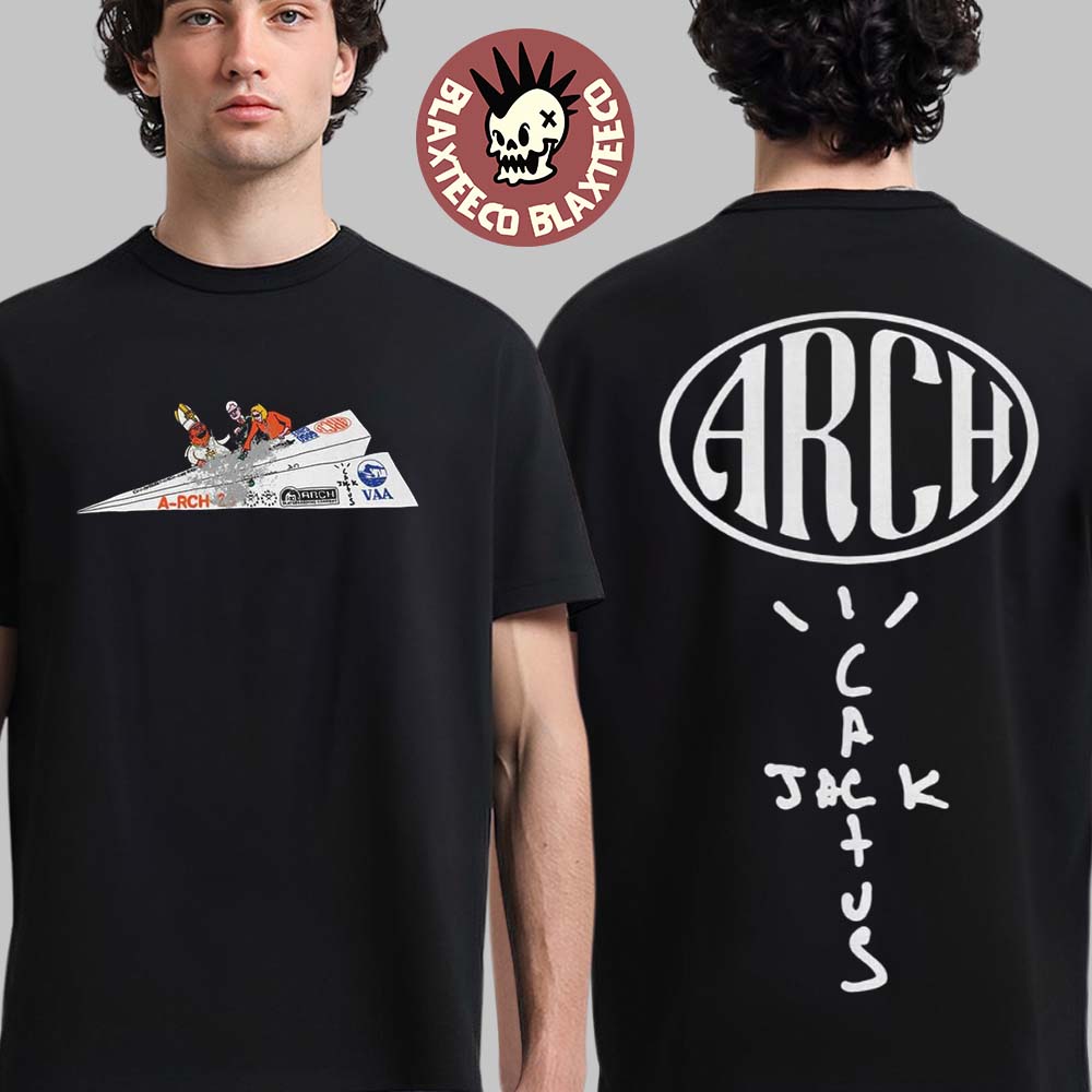 Travis Scott Cactus Jack X Virgil Abloh Arch Paper - Adult & Kids T-Shirts, Sweatshirts & Hoodies apparel design preview 1
