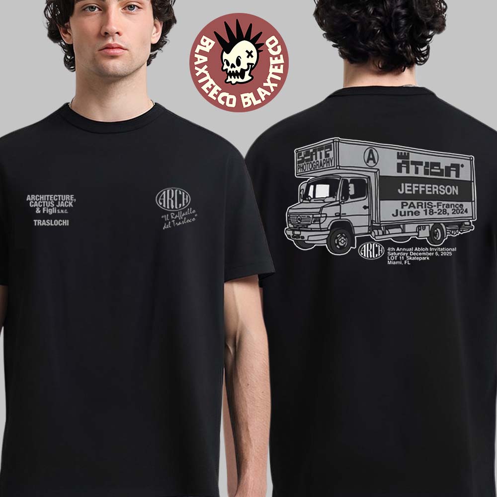 Travis Scott Cactus Jack X Virgil Abloh Arch - Adult & Kids T-Shirts, Sweatshirts & Hoodies apparel design preview 1