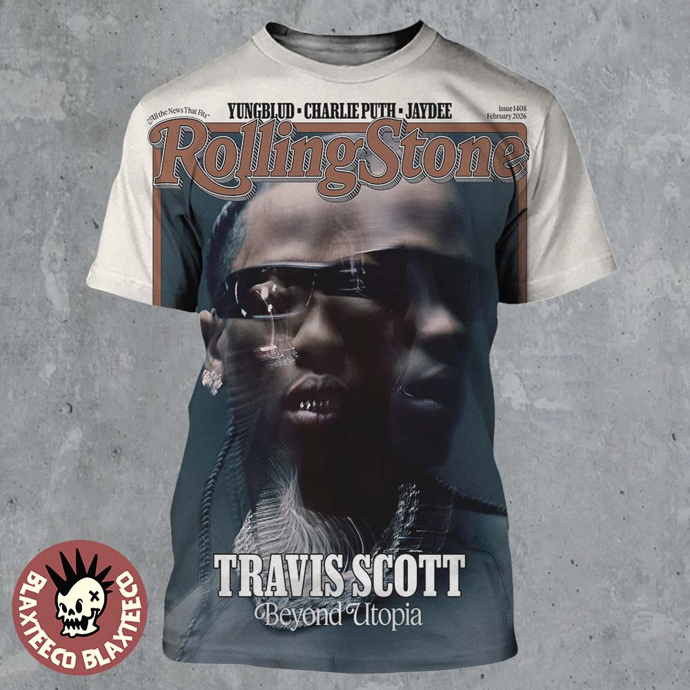 Travis Scott Graces The Cover Of Rolling Stone - Adult & Kids T-Shirts, Sweatshirts & Hoodies apparel design preview 1
