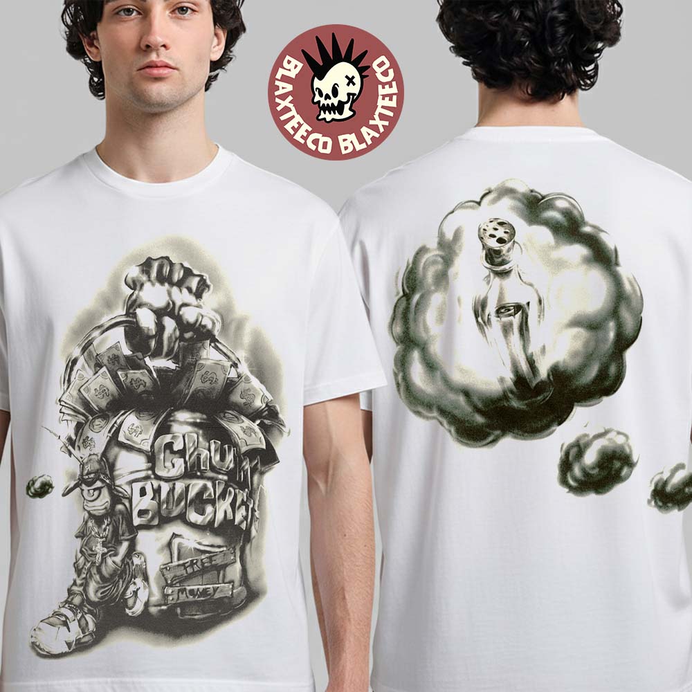 Travis Scott X Spongebob Free Money Chum Bucket - Adult & Kids T-Shirts, Sweatshirts & Hoodies apparel design preview 1