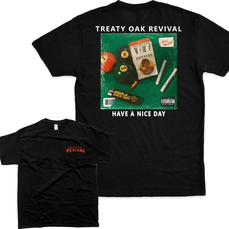 Treaty Oak Revival 2 Side Her Fan Cotton Menswear Top - Adult & Kids T-Shirts, Sweatshirts & Hoodies apparel design preview 1