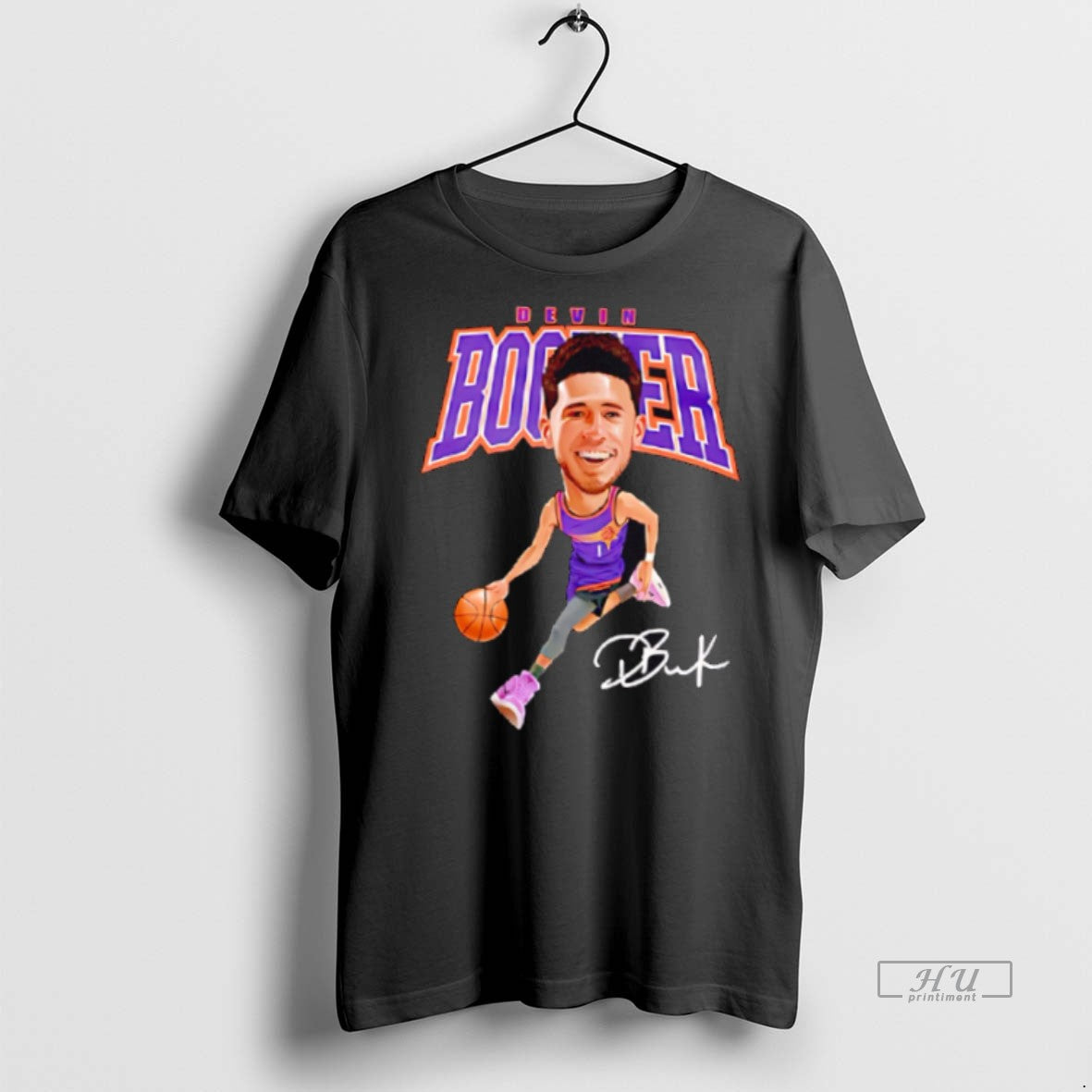 Trending Devin Booker Phoenix Suns Nba Signature - Adult & Kids T-Shirts, Sweatshirts & Hoodies apparel design preview 1