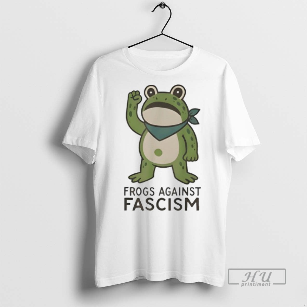 Trending Frogs Against Fascism Portland Frog Protest - Adult & Kids T-Shirts, Sweatshirts & Hoodies apparel design preview 1