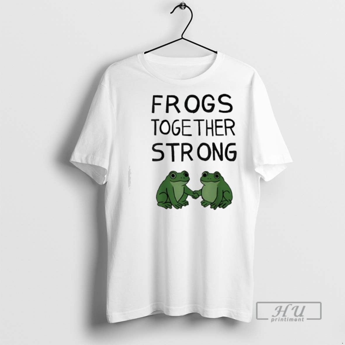 Trending Frogs Together Strong Graphic - Adult & Kids T-Shirts, Sweatshirts & Hoodies apparel design preview 1