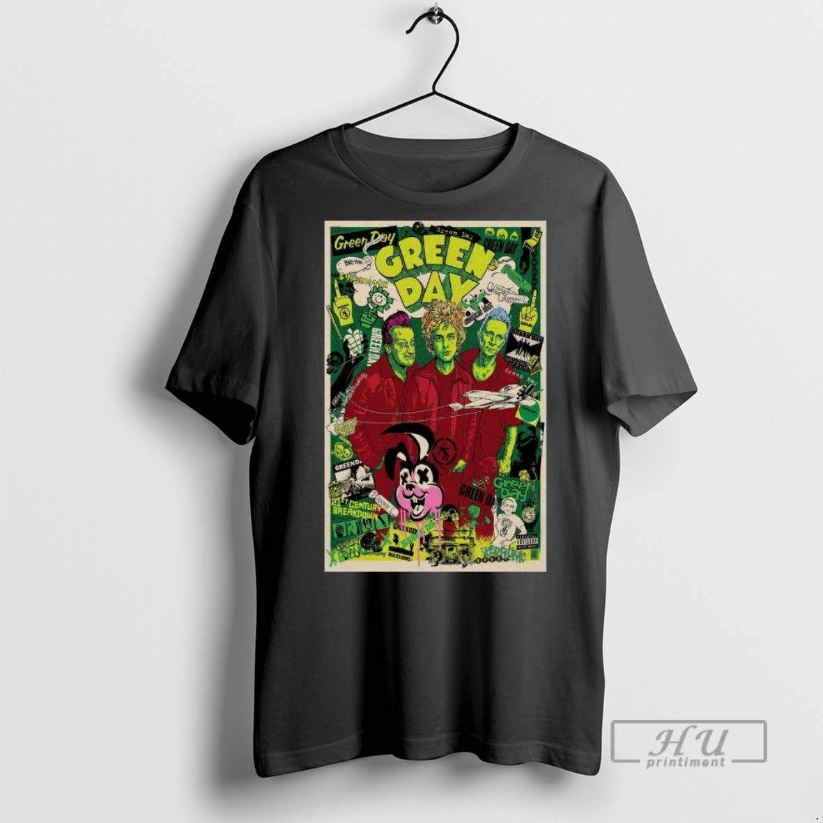 Trending Green Day American Idiot 21st Century - Adult & Kids T-Shirts, Sweatshirts & Hoodies apparel design preview 1
