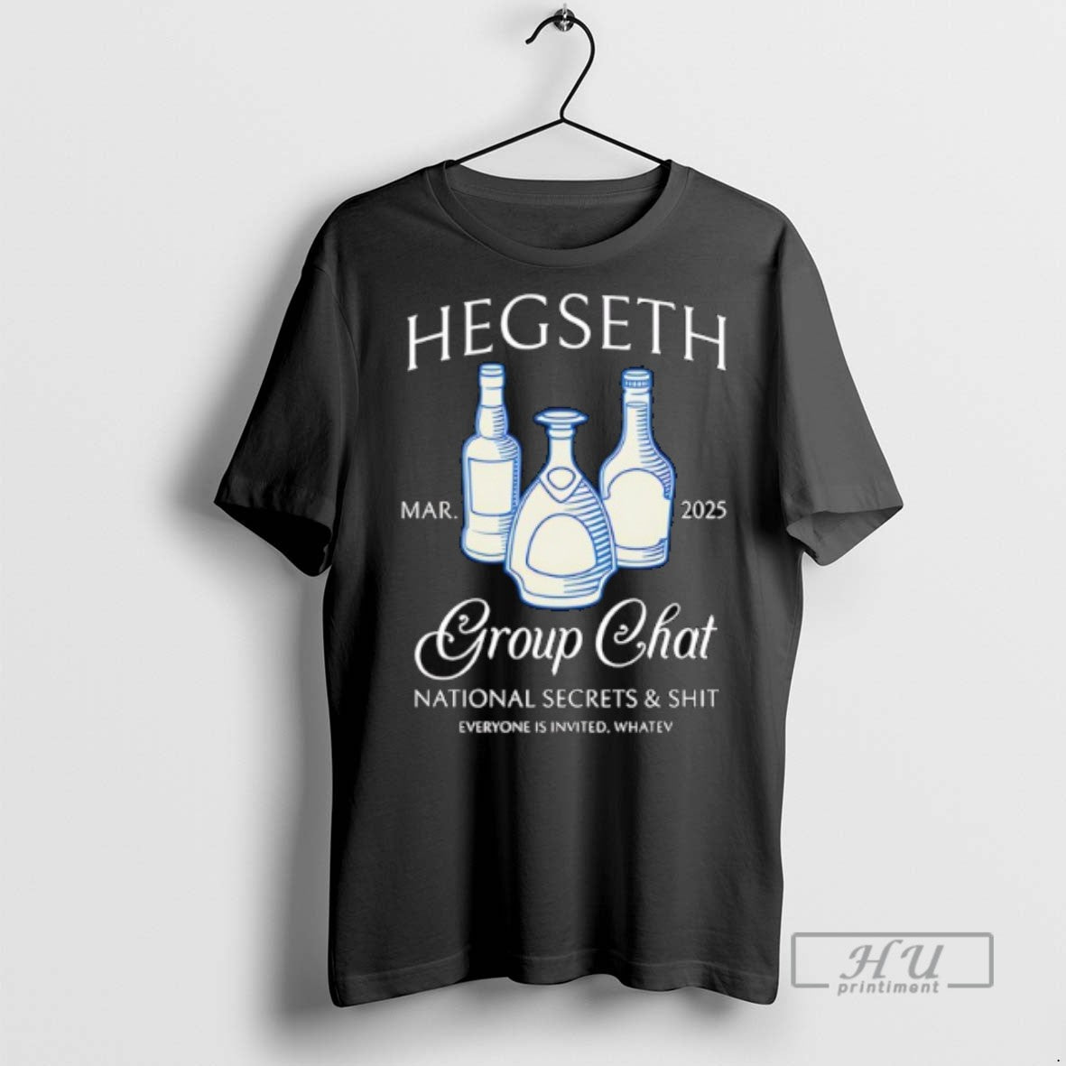 Trending Hegseth Drunk Group Chat National Secrets - Adult & Kids T-Shirts, Sweatshirts & Hoodies apparel design preview 1