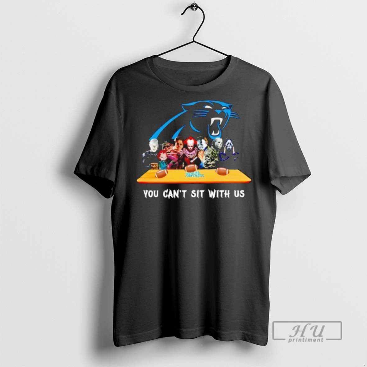 Trending Horror Movie Characters You Cant Sit With Us - Adult & Kids T-Shirts, Sweatshirts & Hoodies apparel design preview 1