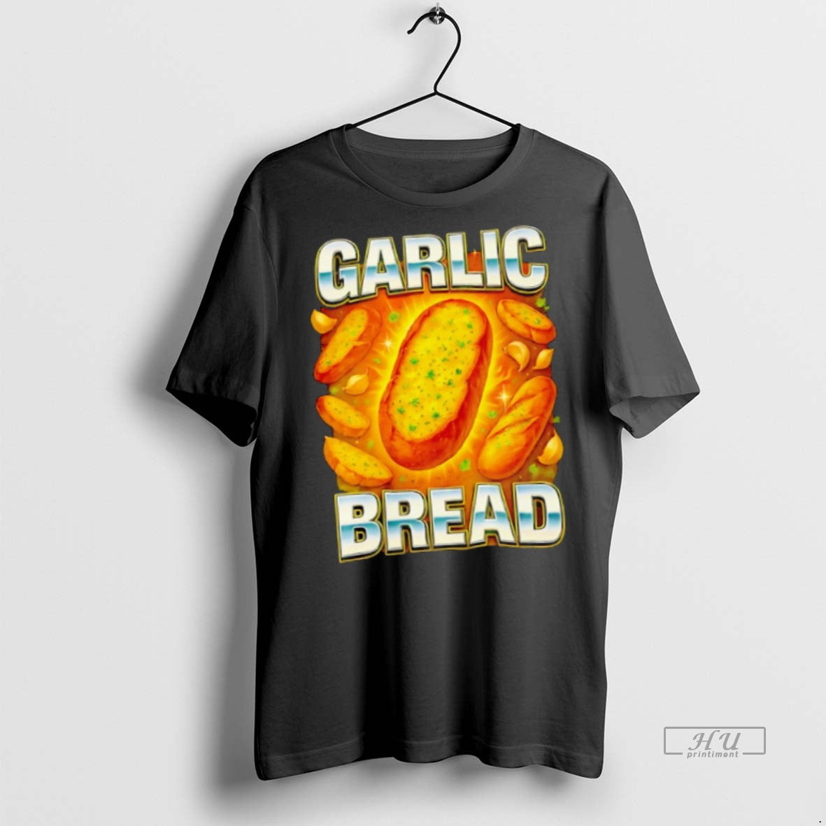 Trending Ironic Garlic Bread Meme Food Parody Graphic - Adult & Kids T-Shirts, Sweatshirts & Hoodies apparel design preview 1