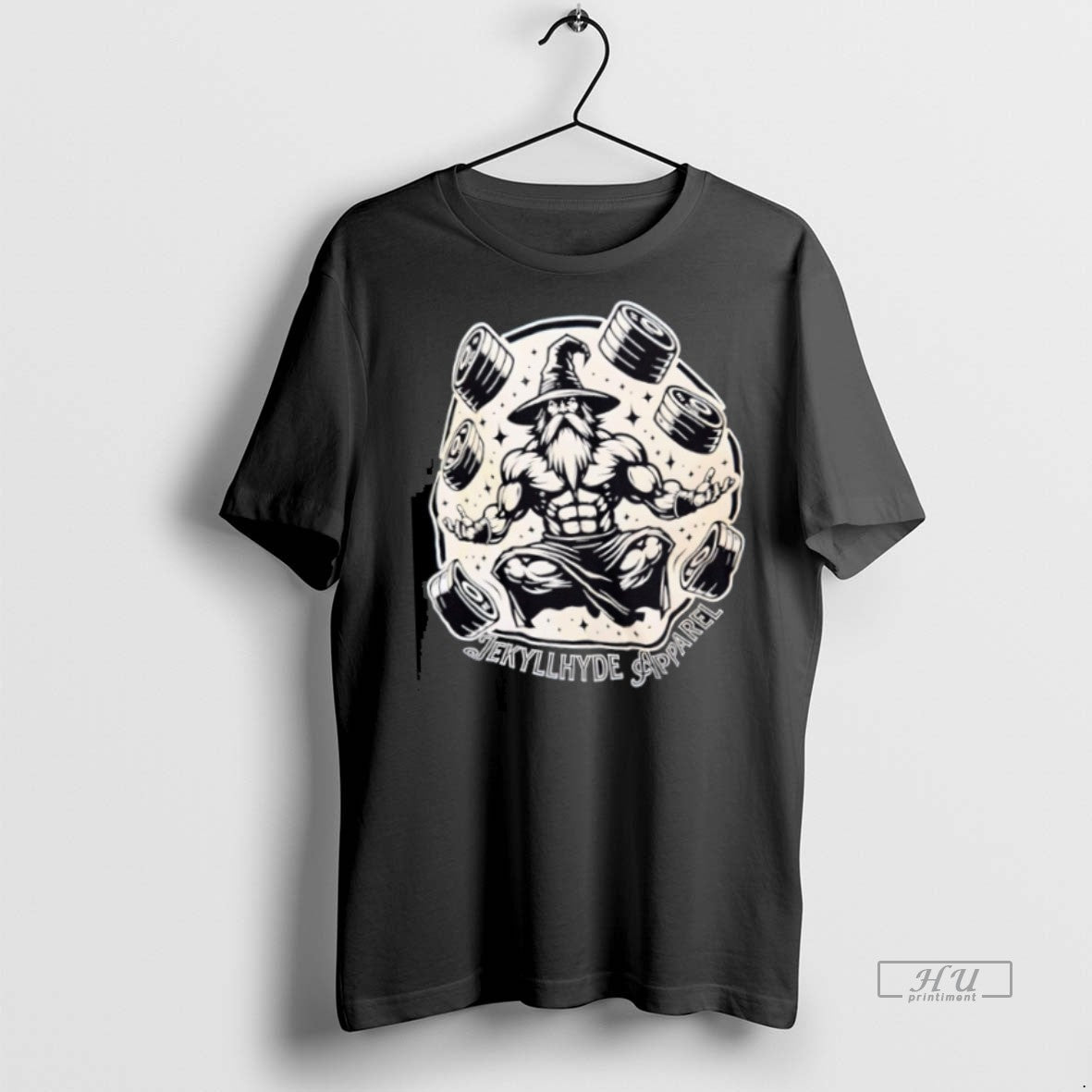 Trending Jekyllhyde Apparel Halloween Black White - Adult & Kids T-Shirts, Sweatshirts & Hoodies apparel design preview 1