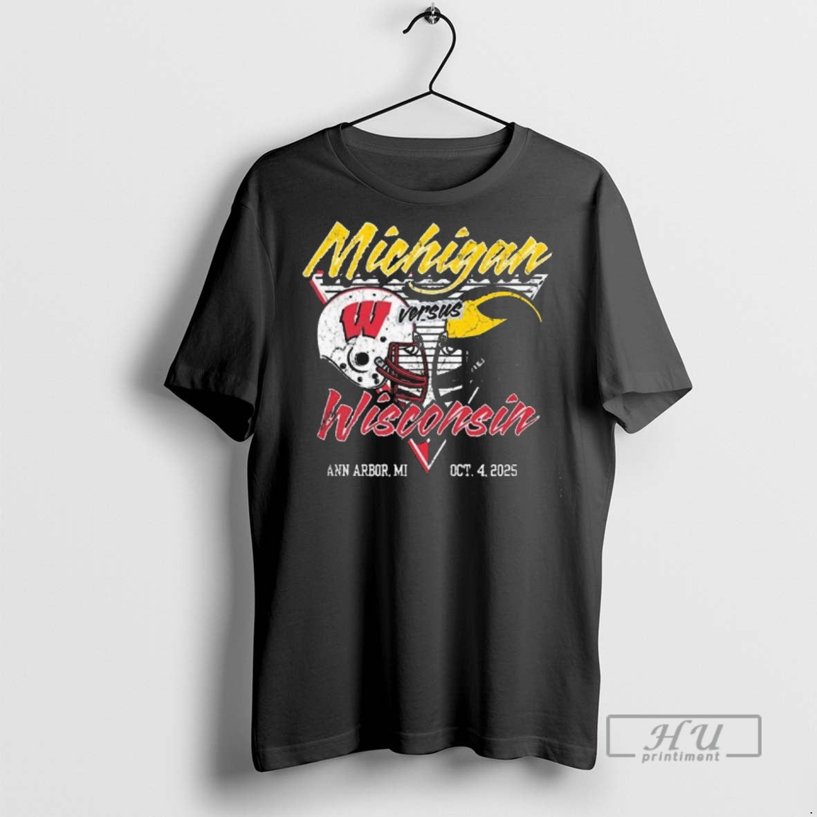 Trending Michigan Wolverines Vs Wisconsin Badgers - Adult & Kids T-Shirts, Sweatshirts & Hoodies apparel design preview 1