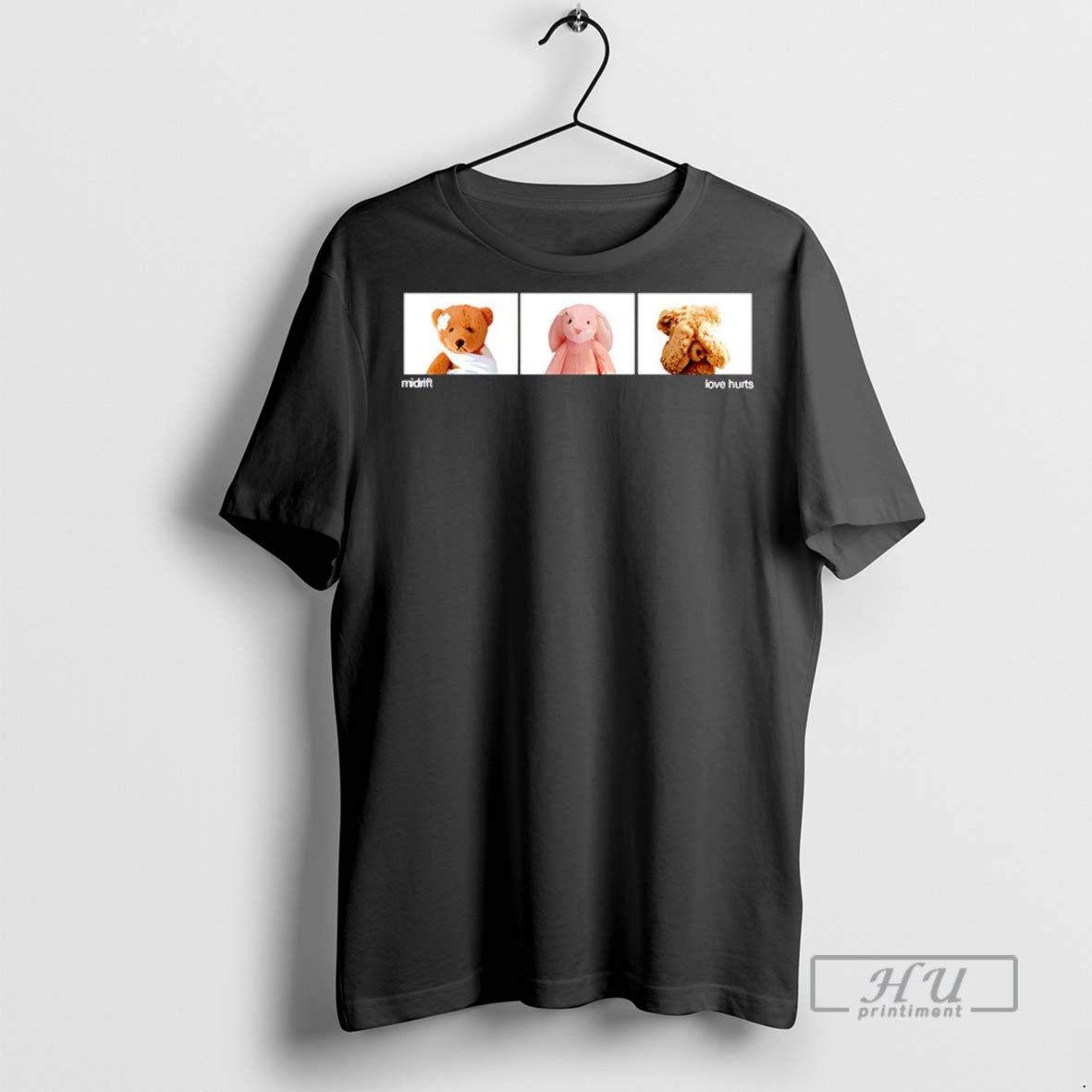 Trending Midrift Love Hurts Graphic - Adult & Kids T-Shirts, Sweatshirts & Hoodies apparel design preview 1
