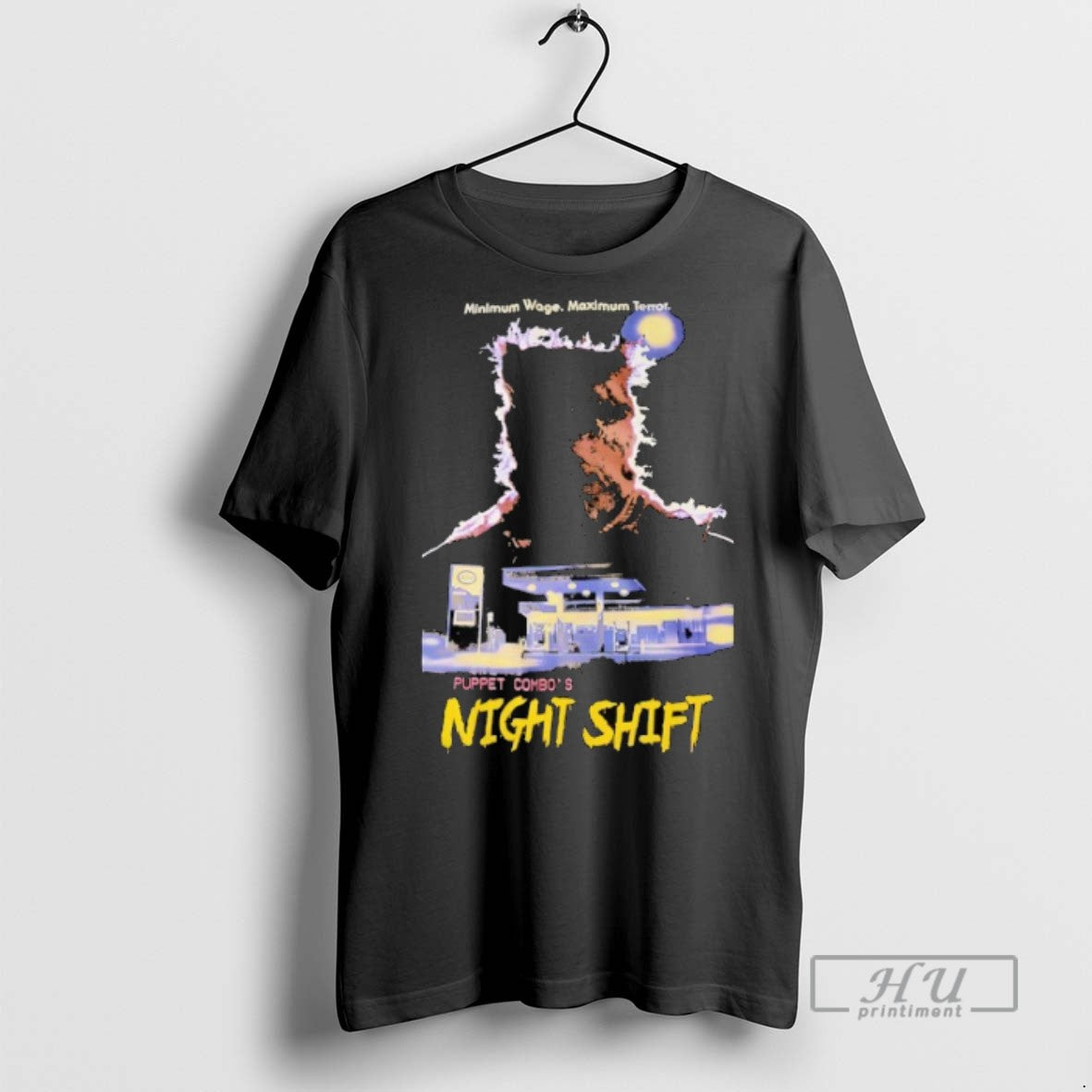 Trending Minimum Wage Maximum Terror Puppet Combos - Adult & Kids T-Shirts, Sweatshirts & Hoodies apparel design preview 1