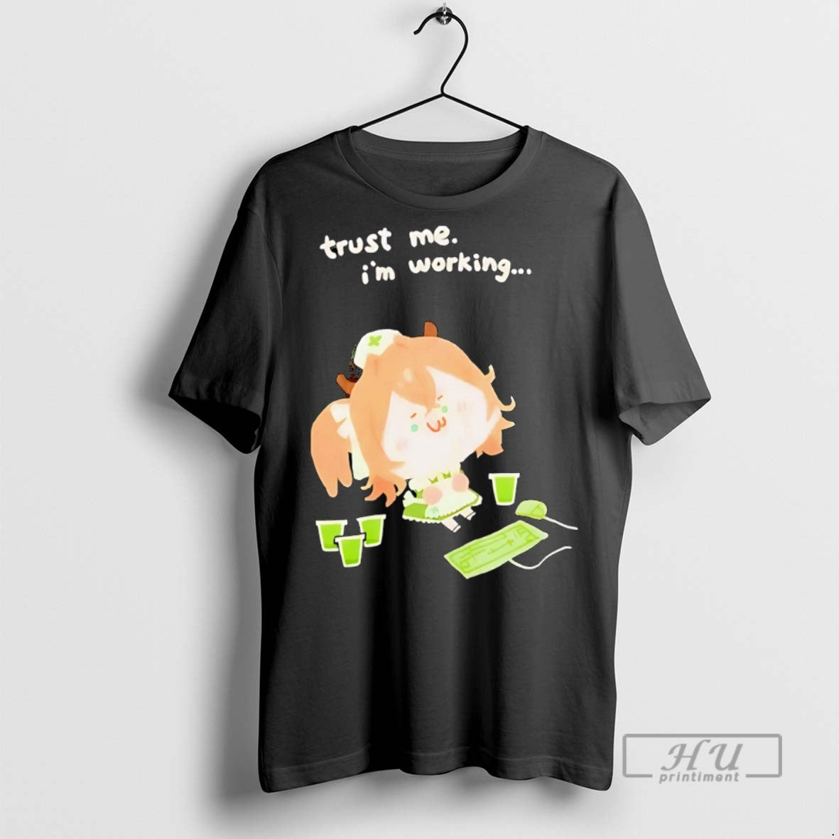 Trending Nimi Nightmare Trust Me Im Working Graphic - Adult & Kids T-Shirts, Sweatshirts & Hoodies apparel design preview 1