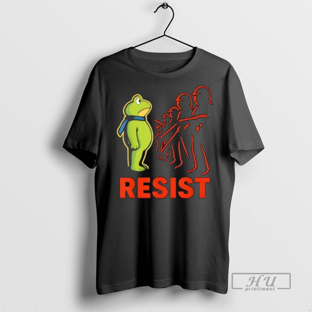 Trending Portland 2025 Resist Frog Protest Vintage - Adult & Kids T-Shirts, Sweatshirts & Hoodies apparel design preview 1