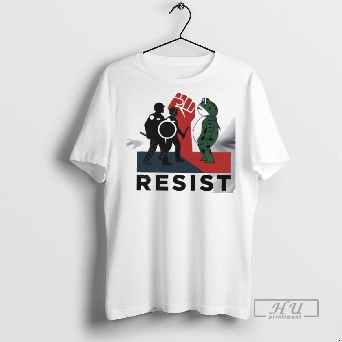 Trending Resist Frog Portland I Stand With Protest T - Adult & Kids T-Shirts, Sweatshirts & Hoodies apparel design preview 1