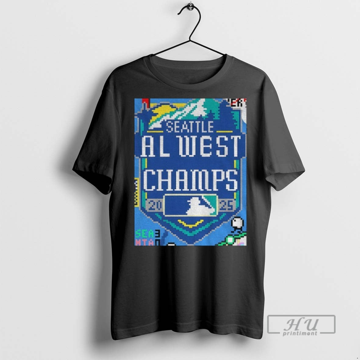 Trending Seattle Mariners Al West Champs Mlb Baseball - Adult & Kids T-Shirts, Sweatshirts & Hoodies apparel design preview 1