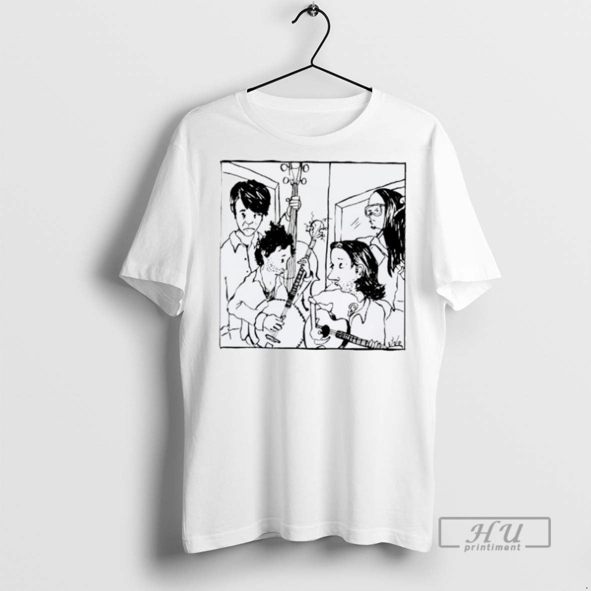 Trending The Avett Brothers Seth Drawing Graphic - Adult & Kids T-Shirts, Sweatshirts & Hoodies apparel design preview 1
