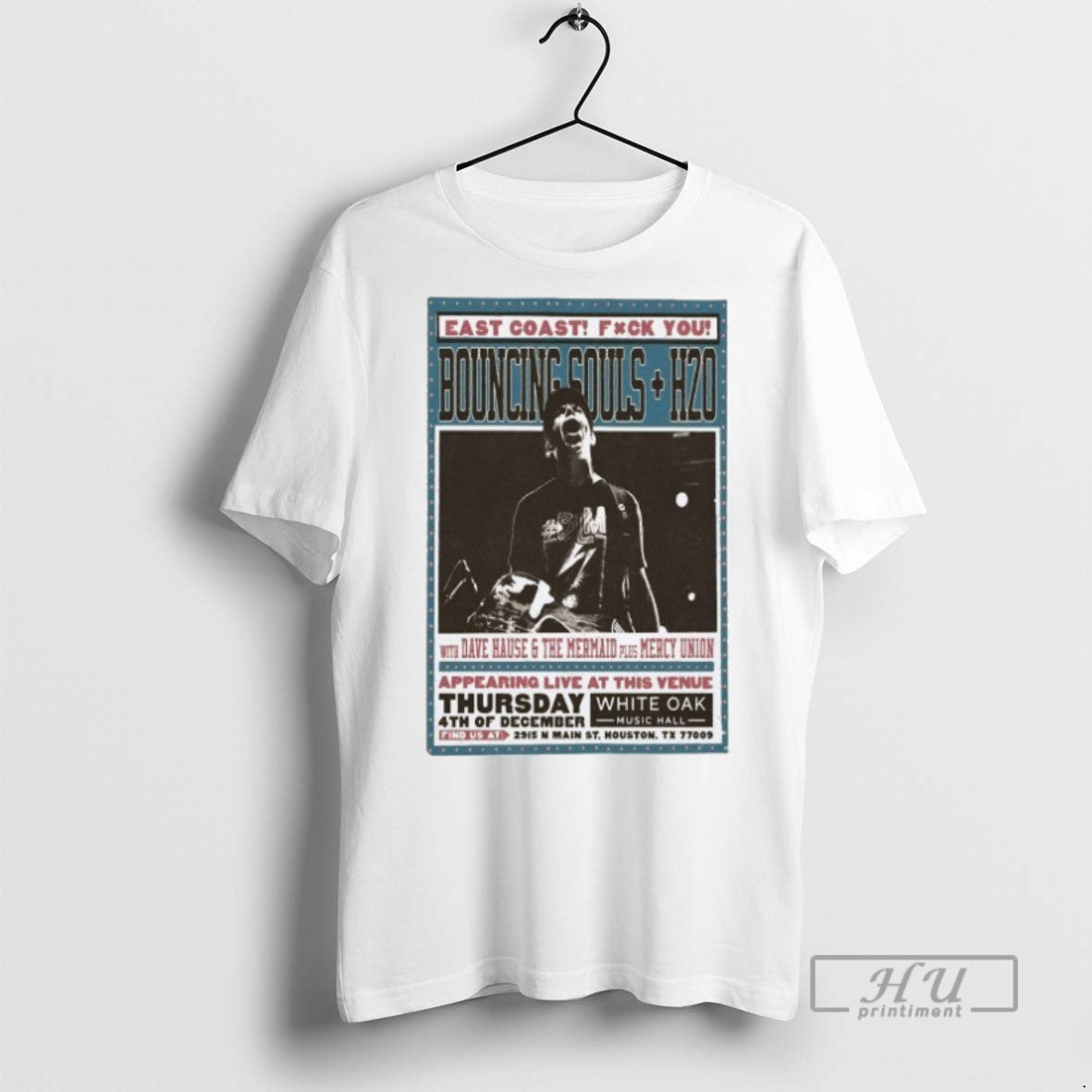 Trending The Bouncing Souls White Oak Music Hall In - Adult & Kids T-Shirts, Sweatshirts & Hoodies apparel design preview 1