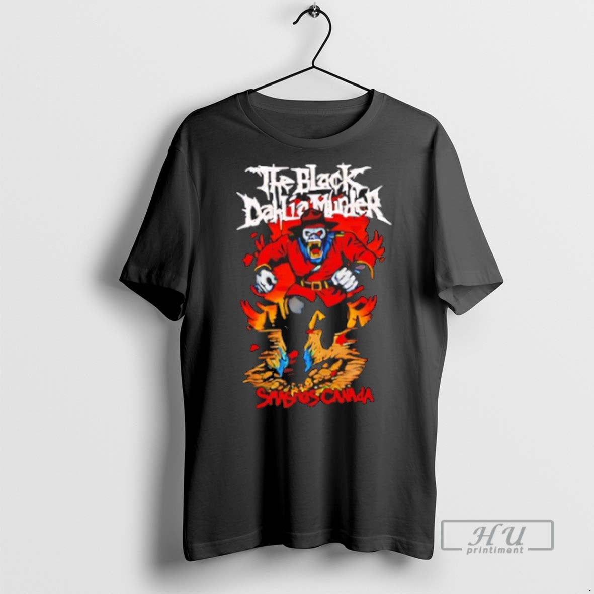 Trending The Black Dahlia Murder Smashes Canada 2025 - Adult & Kids T-Shirts, Sweatshirts & Hoodies apparel design preview 1