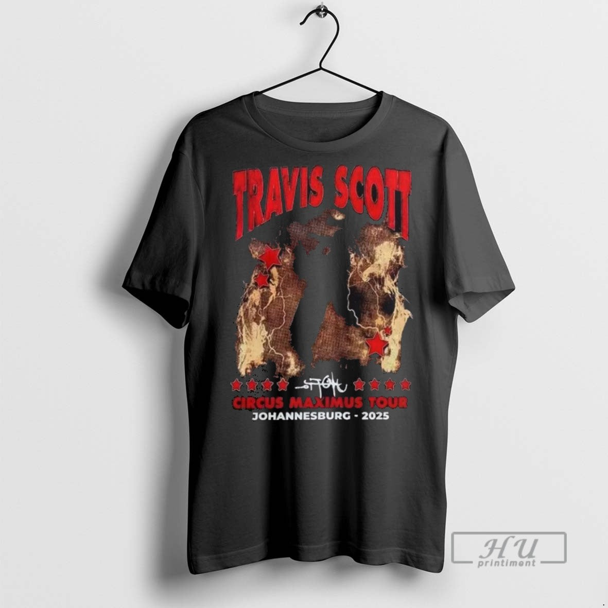 Trending Travis Scott Circus Maximus Tour 2025 - Adult & Kids T-Shirts, Sweatshirts & Hoodies apparel design preview 1
