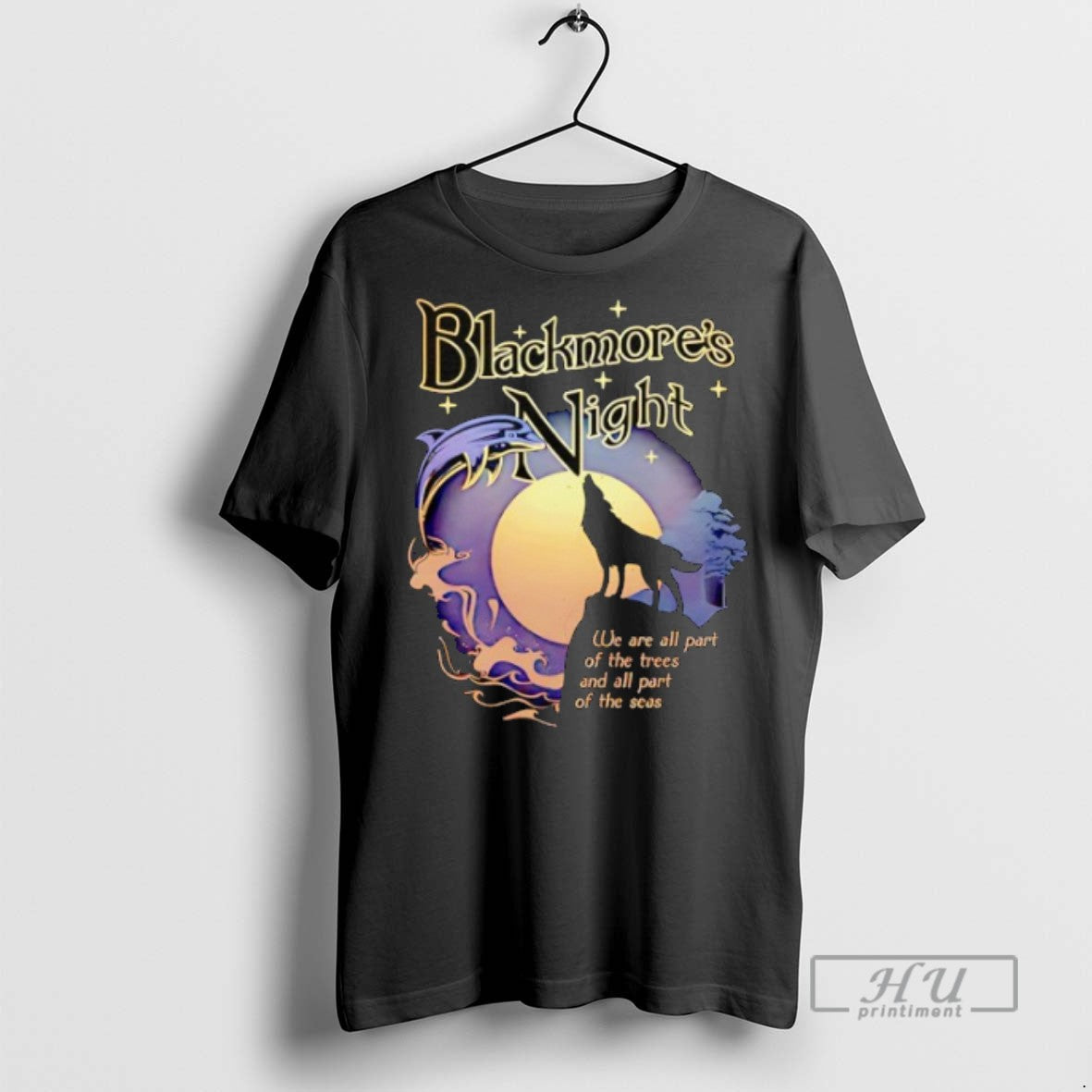 Trending Wolf Blackmores Night We Are All Part Of The - Adult & Kids T-Shirts, Sweatshirts & Hoodies apparel design preview 1