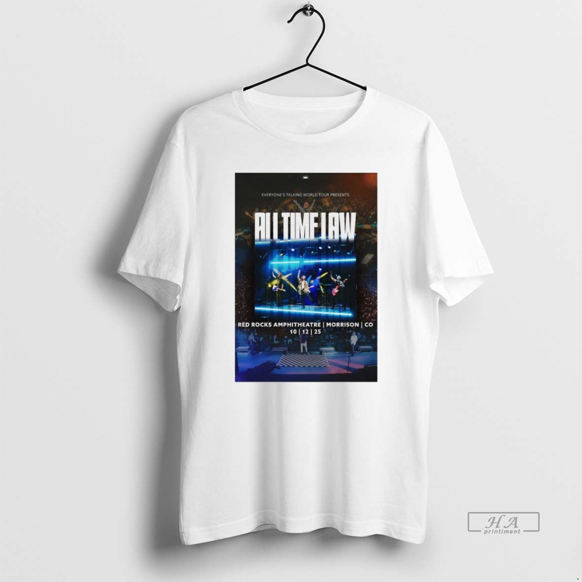 Trendy All Time Low Red Rocks Amphitheatre Morrison - Adult & Kids T-Shirts, Sweatshirts & Hoodies apparel design preview 1