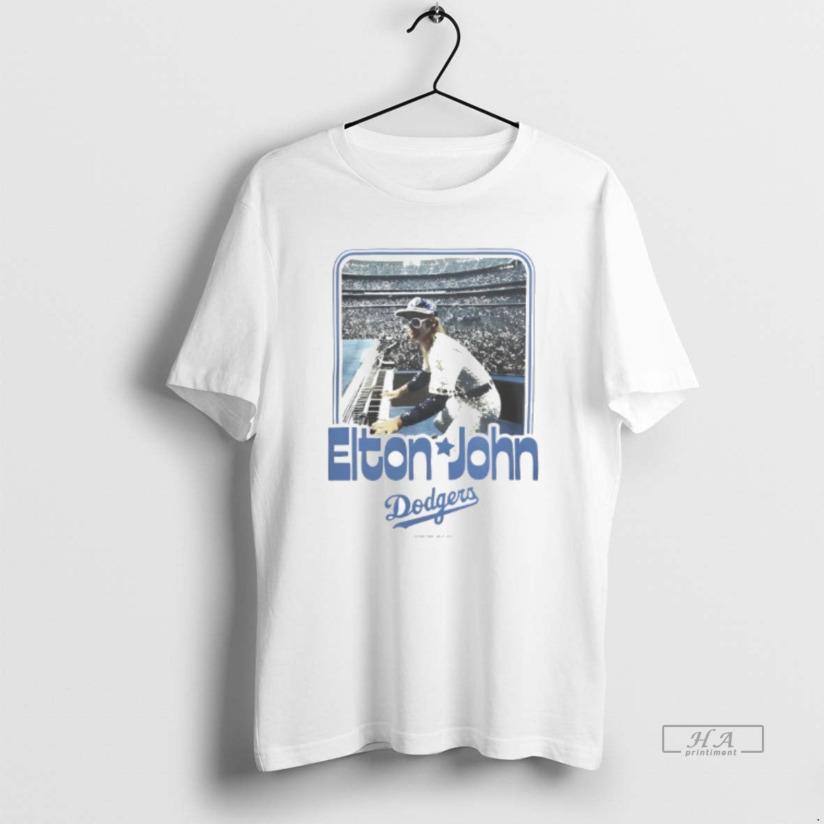 Trendy Center Field Elton John X Dodger Stadium Duke - Adult & Kids T-Shirts, Sweatshirts & Hoodies apparel design preview 1