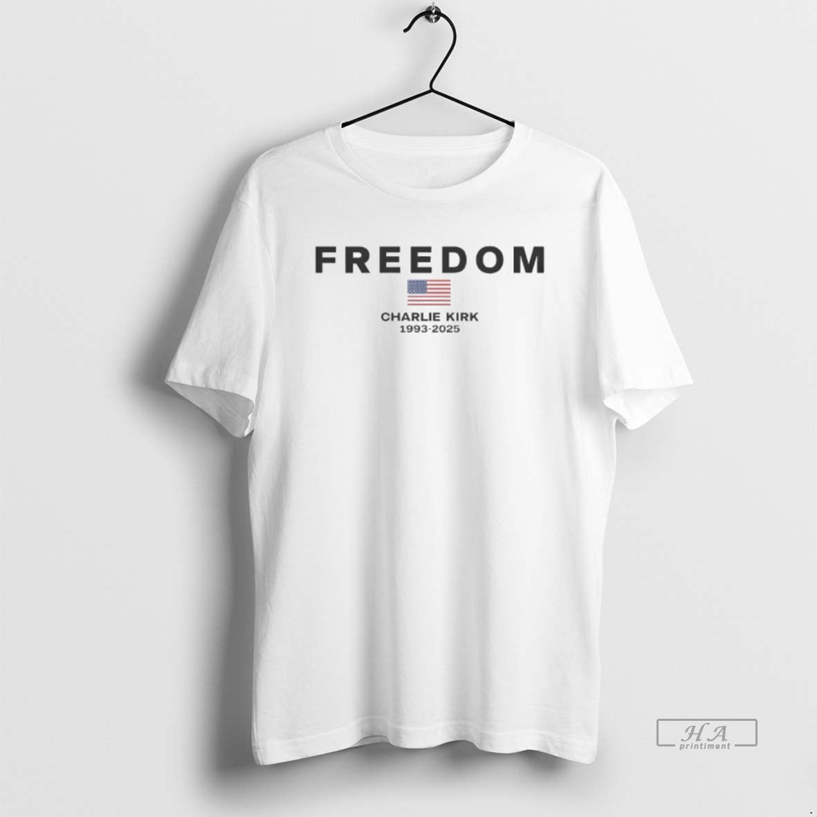 Trendy Charlie Kirk Freedom 1993 2025 Us - Adult & Kids T-Shirts, Sweatshirts & Hoodies apparel design preview 1