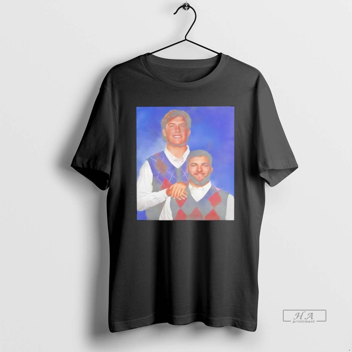 Trendy Coach Dan Campbell And Quarterback Jared Goff - Adult & Kids T-Shirts, Sweatshirts & Hoodies apparel design preview 1