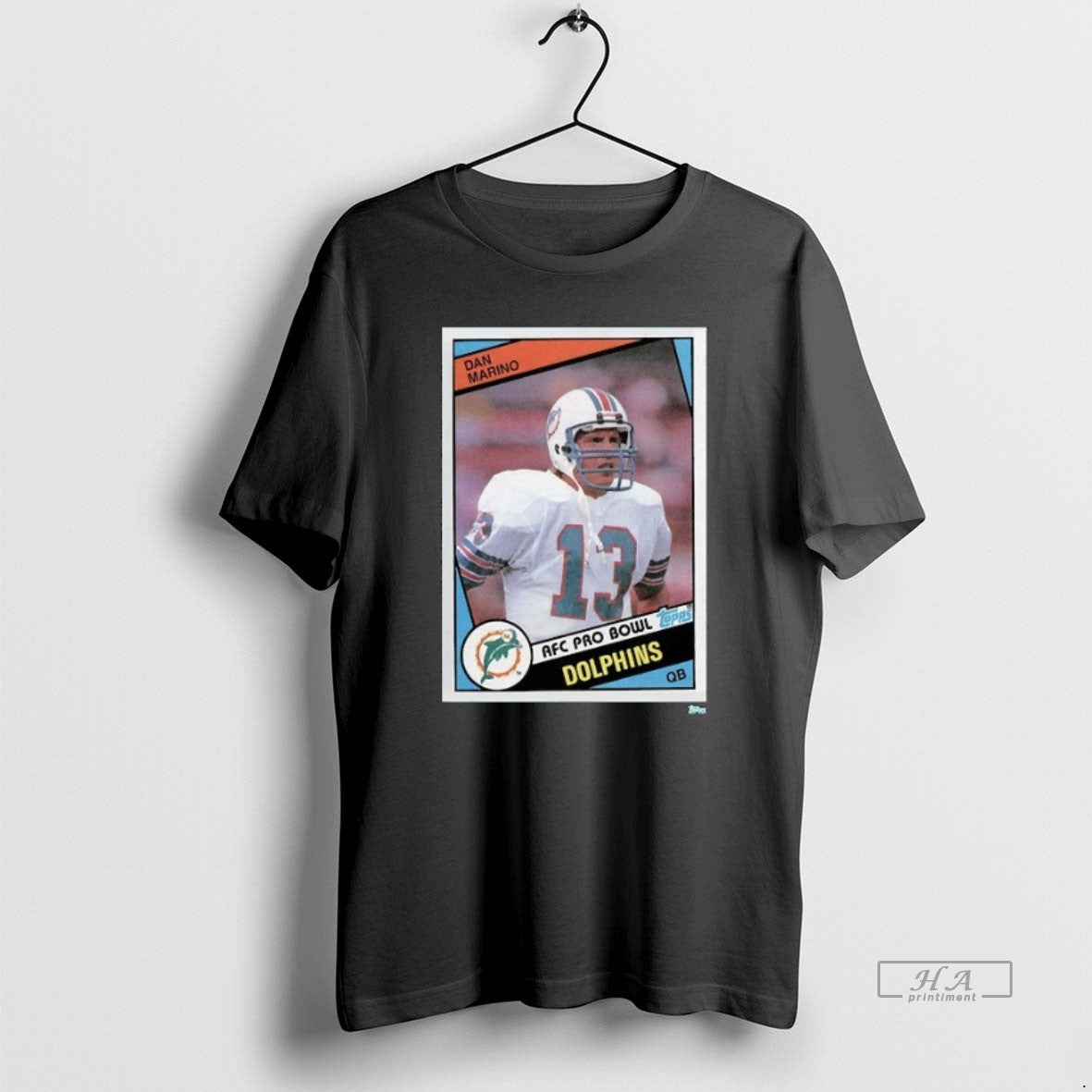 Trendy Dan Marino Afc Pro Bowl Qb Miami Dolphins - Adult & Kids T-Shirts, Sweatshirts & Hoodies apparel design preview 1