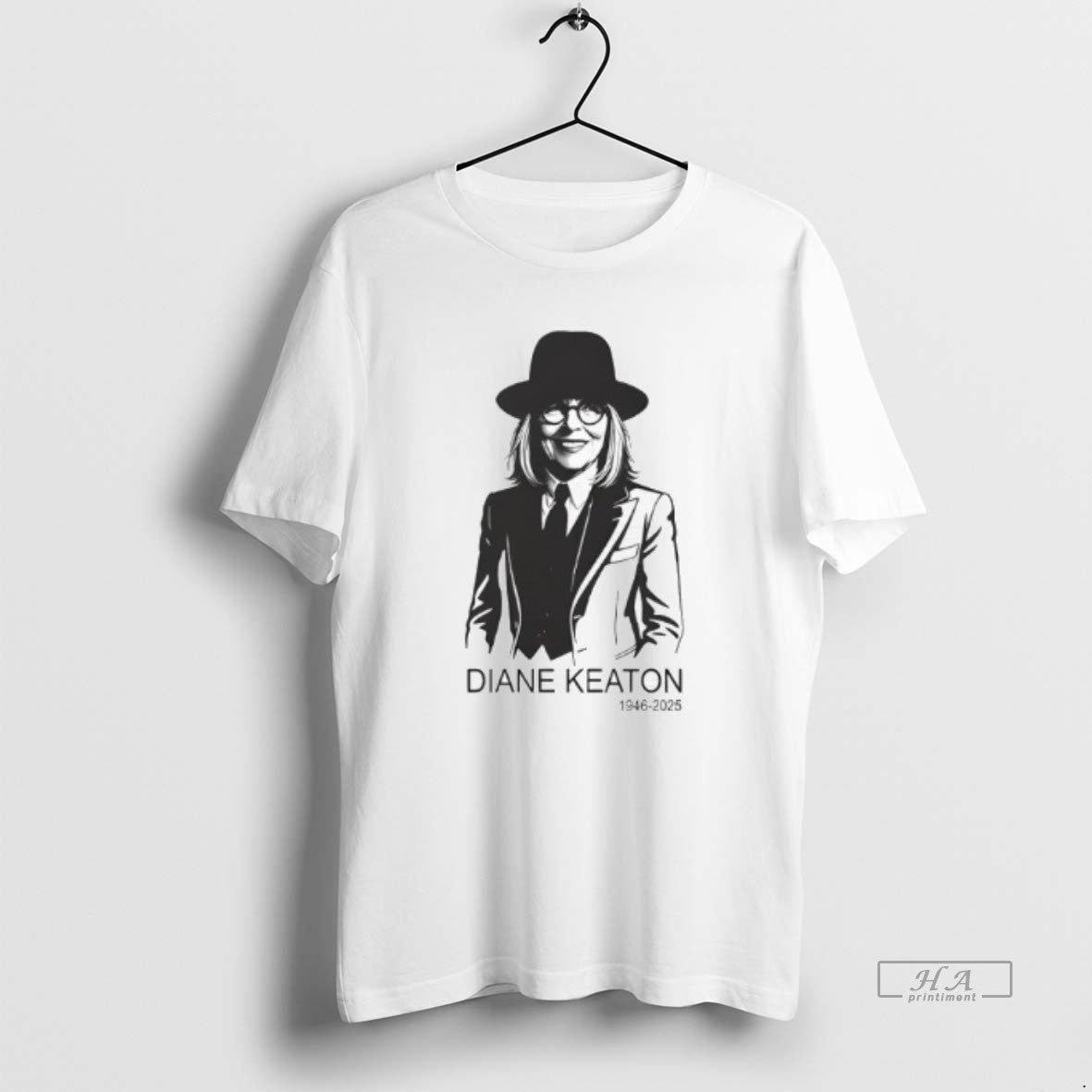 Trendy Diane Keaton 1946 2025 Legends Never Die - Adult & Kids T-Shirts, Sweatshirts & Hoodies apparel design preview 1