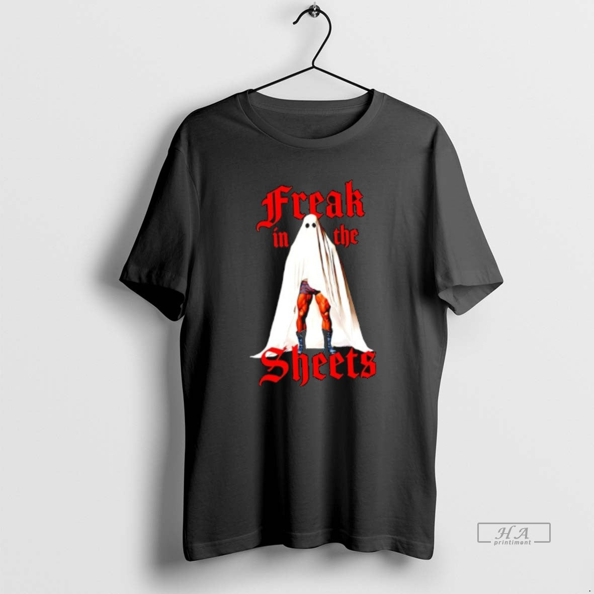 Trendy Freak In The Sheets Ghost - Adult & Kids T-Shirts, Sweatshirts & Hoodies apparel design preview 1