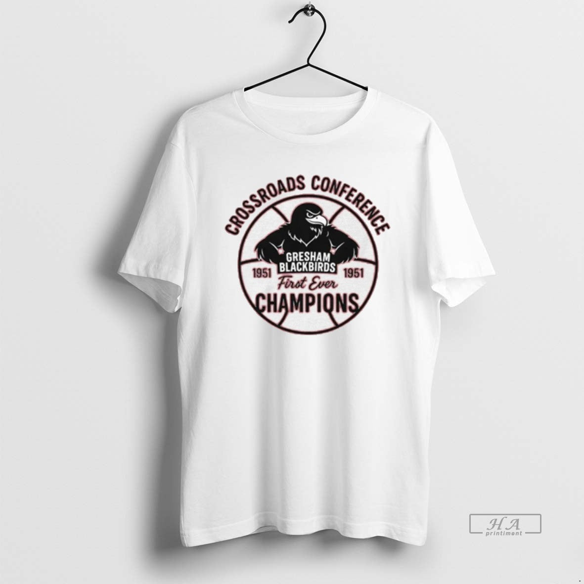 Trendy Gresham Blackbirds Crossroads Conference First - Adult & Kids T-Shirts, Sweatshirts & Hoodies apparel design preview 1