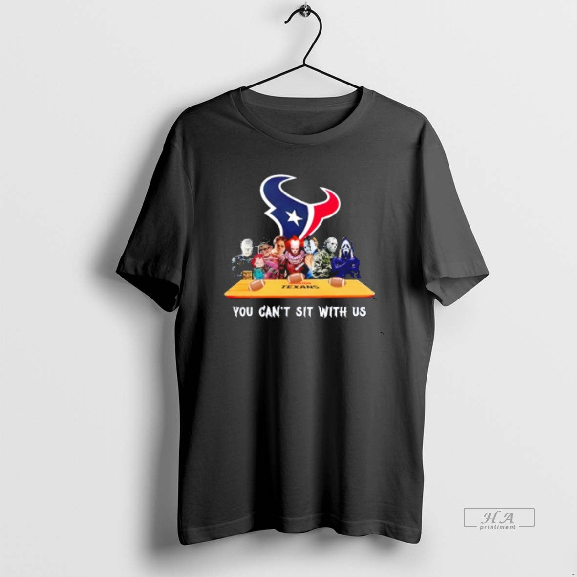 Trendy Horror Movie Characters You Cant Sit With Us - Adult & Kids T-Shirts, Sweatshirts & Hoodies apparel design preview 1
