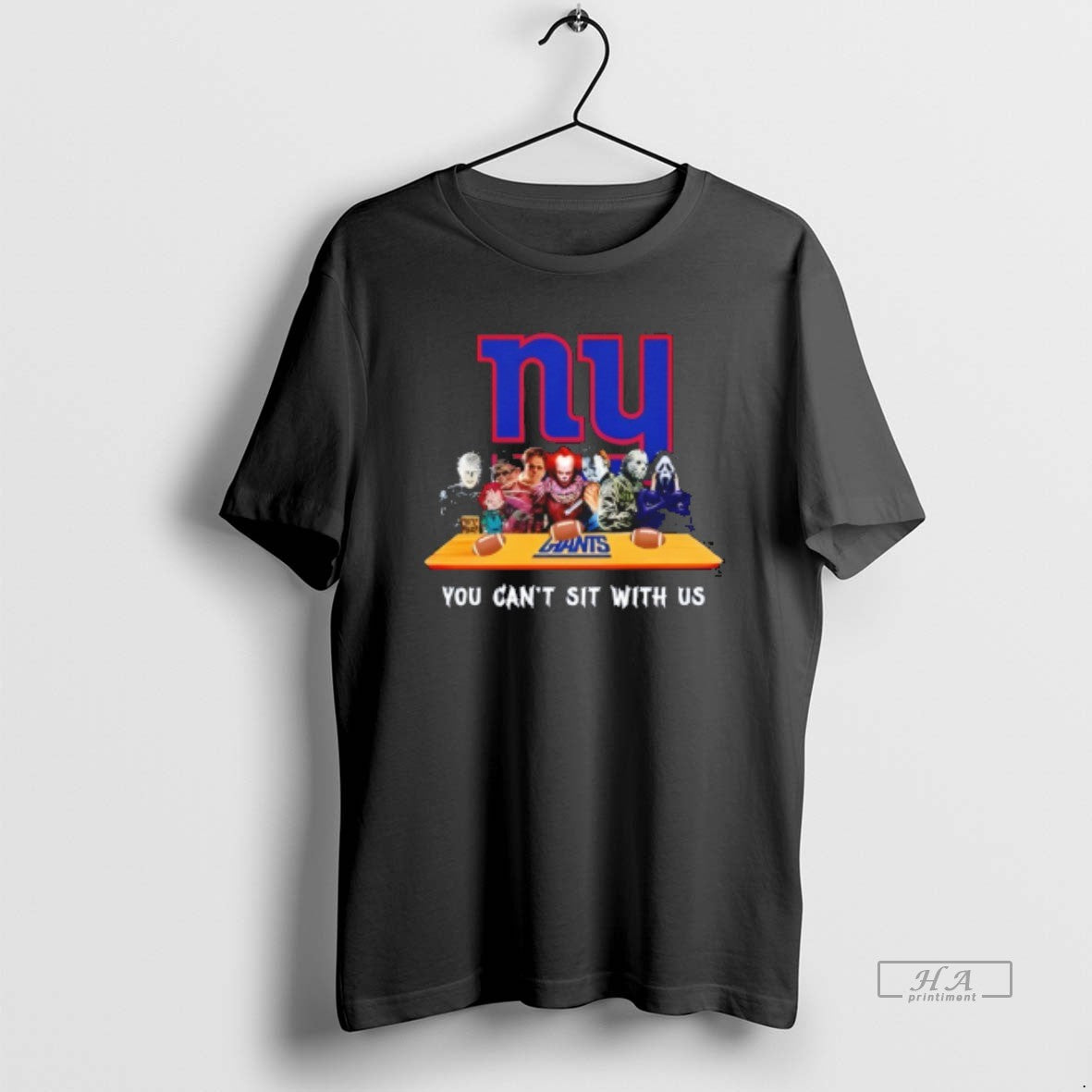 Trendy Horror Movie Characters You Cant Sit With Us - Adult & Kids T-Shirts, Sweatshirts & Hoodies apparel design preview 1