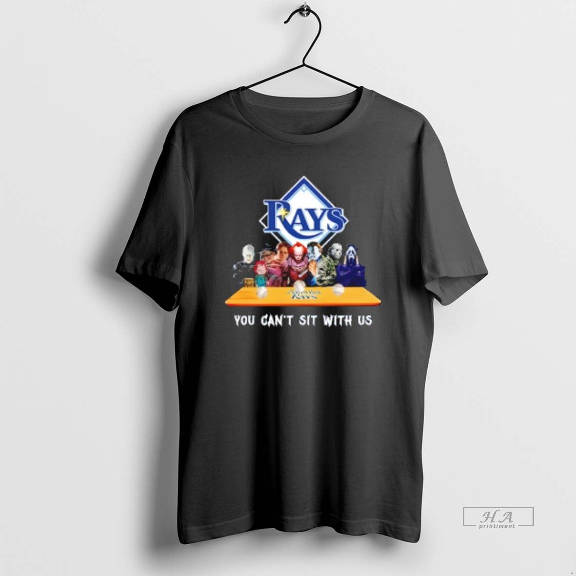 Trendy Horror Movie Characters You Cant Sit With Us - Adult & Kids T-Shirts, Sweatshirts & Hoodies apparel design preview 1
