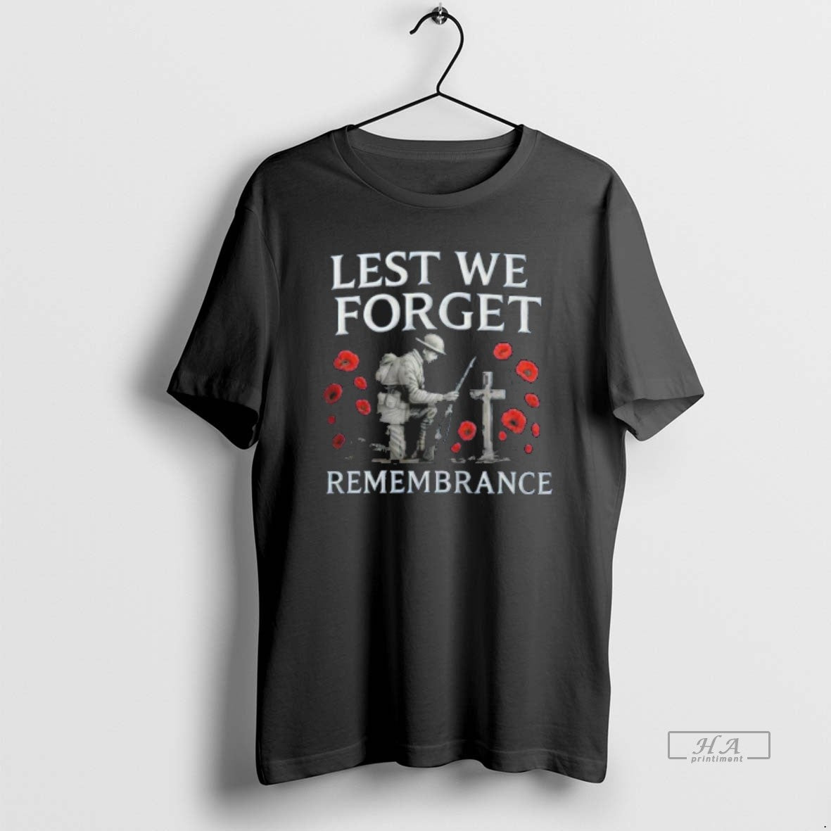 Trendy Lest We Forget Remmeberance - Adult & Kids T-Shirts, Sweatshirts & Hoodies apparel design preview 1