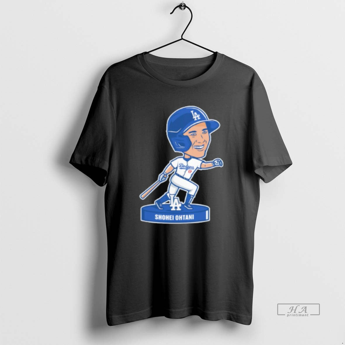 Trendy Los Angeles Dodgers Shohei Ohtani Bobblehead - Adult & Kids T-Shirts, Sweatshirts & Hoodies apparel design preview 1