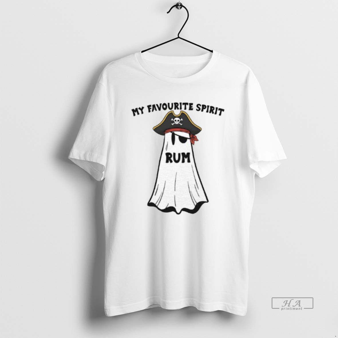 Trendy My Favourite Spirit Rum Ghost - Adult & Kids T-Shirts, Sweatshirts & Hoodies apparel design preview 1