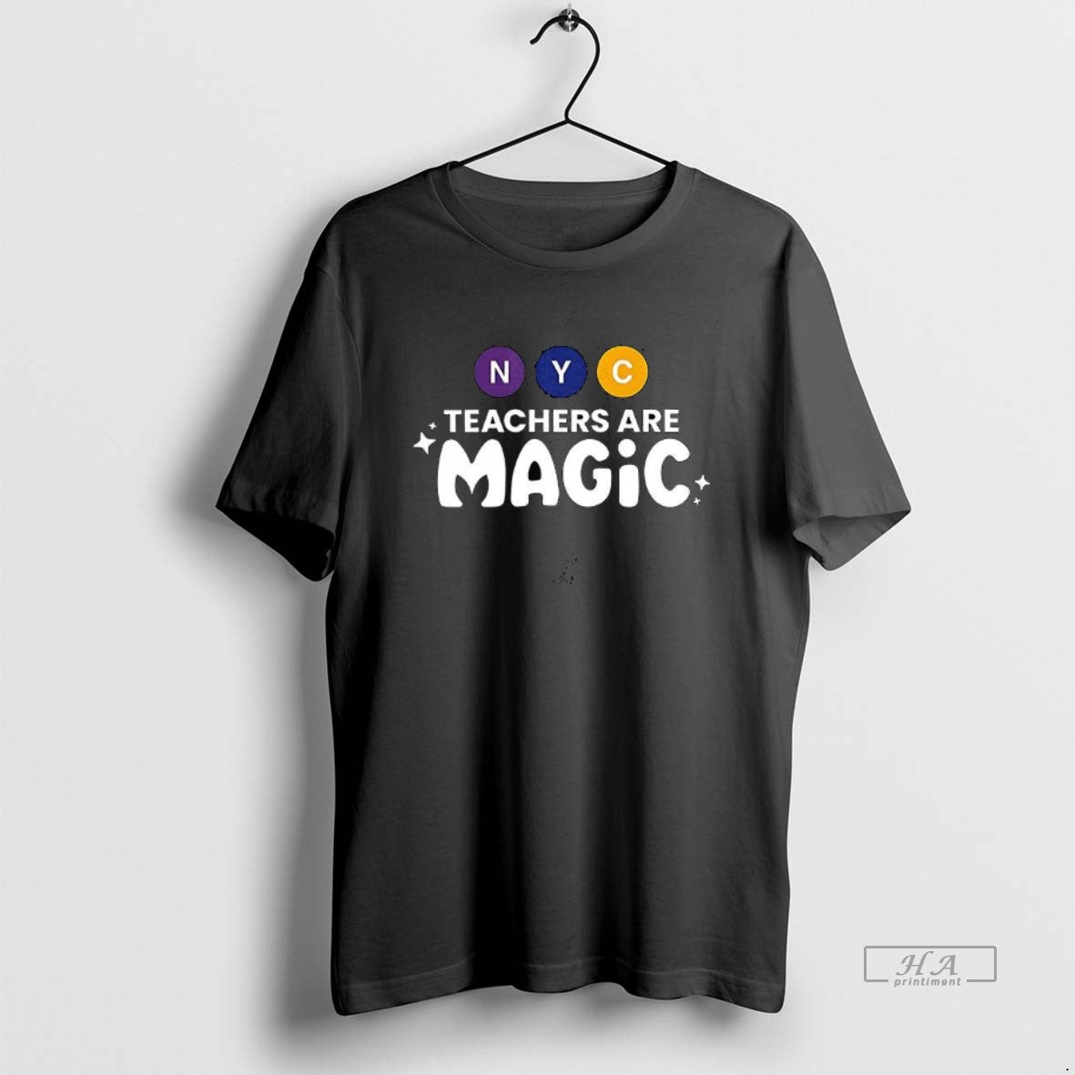 Trendy Nyc Teachers Are Magic Graphic - Adult & Kids T-Shirts, Sweatshirts & Hoodies apparel design preview 1