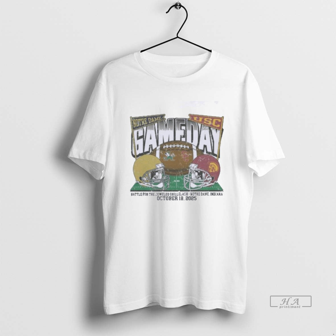 Trendy Notre Dame Vs Usc 2025 Battle For The Jeweled - Adult & Kids T-Shirts, Sweatshirts & Hoodies apparel design preview 1