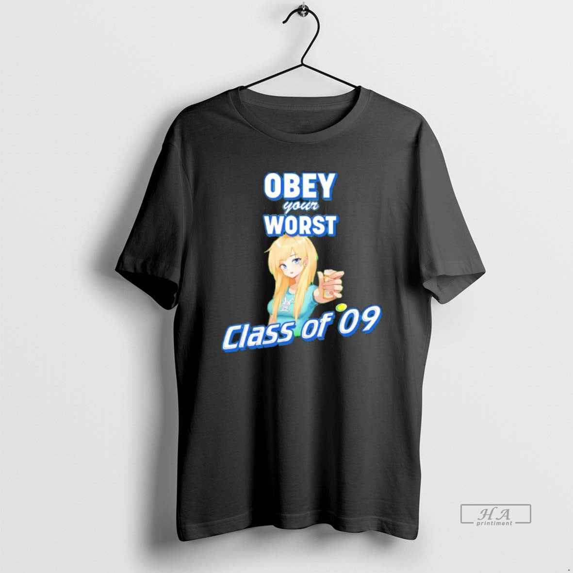 Trendy Obey Your Worst Class Of 09 Emily - Adult & Kids T-Shirts, Sweatshirts & Hoodies apparel design preview 1