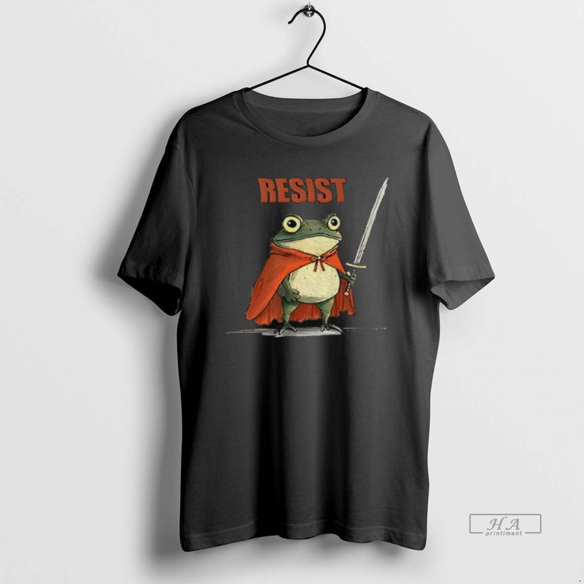 Trendy Resist Portland Frog I Stand With Protest Anti - Adult & Kids T-Shirts, Sweatshirts & Hoodies apparel design preview 1