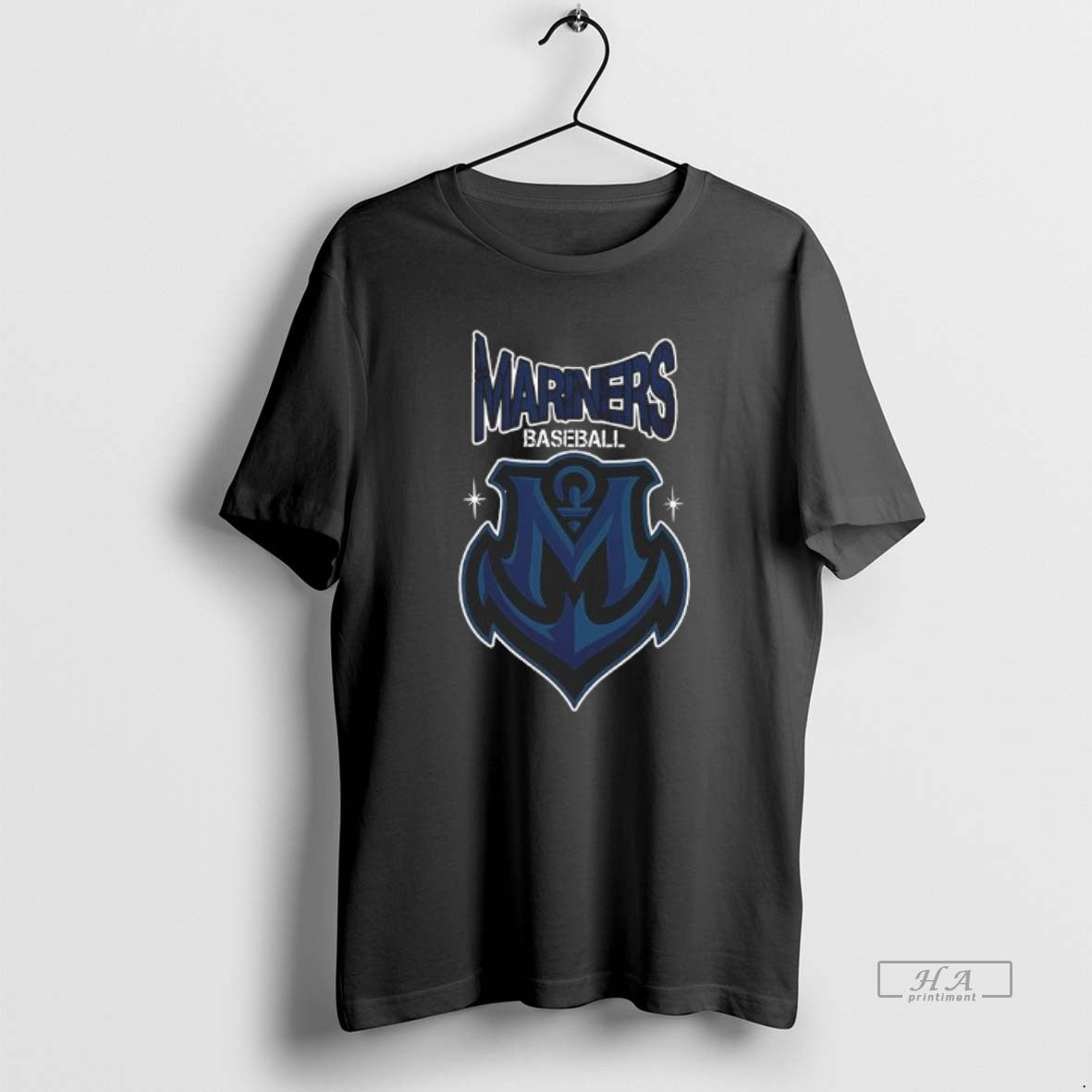 Trendy Seattle Mariners Baseball Logo Style - Adult & Kids T-Shirts, Sweatshirts & Hoodies apparel design preview 1