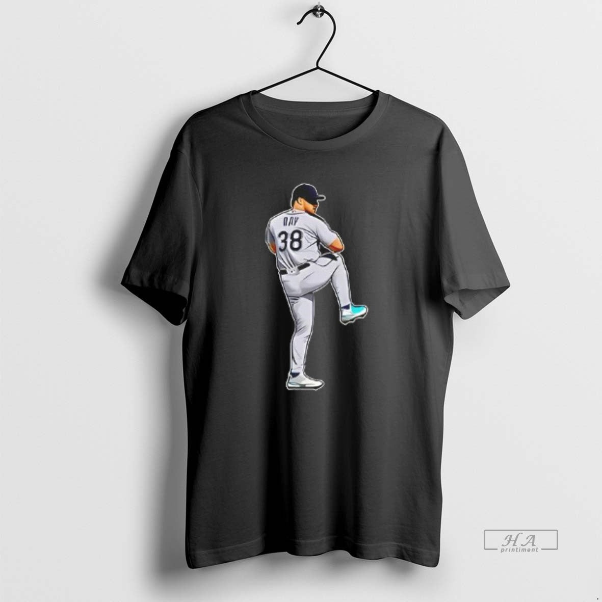Trendy Seattle Mariners Robbie Ray 38 Baseball - Adult & Kids T-Shirts, Sweatshirts & Hoodies apparel design preview 1