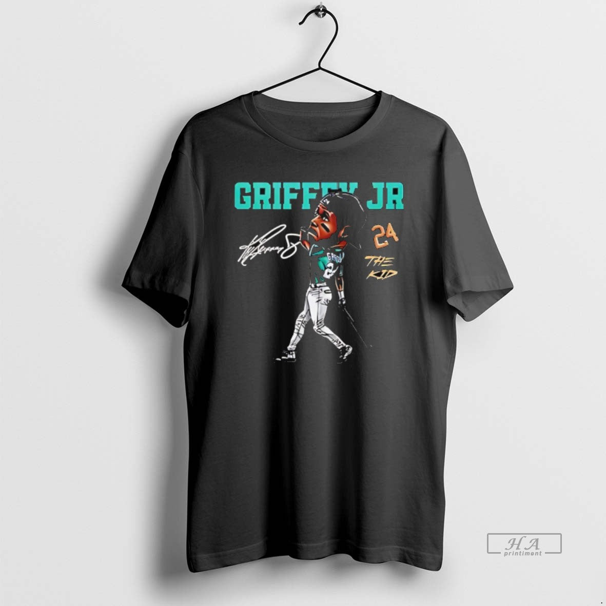 Trendy Seattle Mariners X Ken Griffey Jr Alcs 2025 - Adult & Kids T-Shirts, Sweatshirts & Hoodies apparel design preview 1