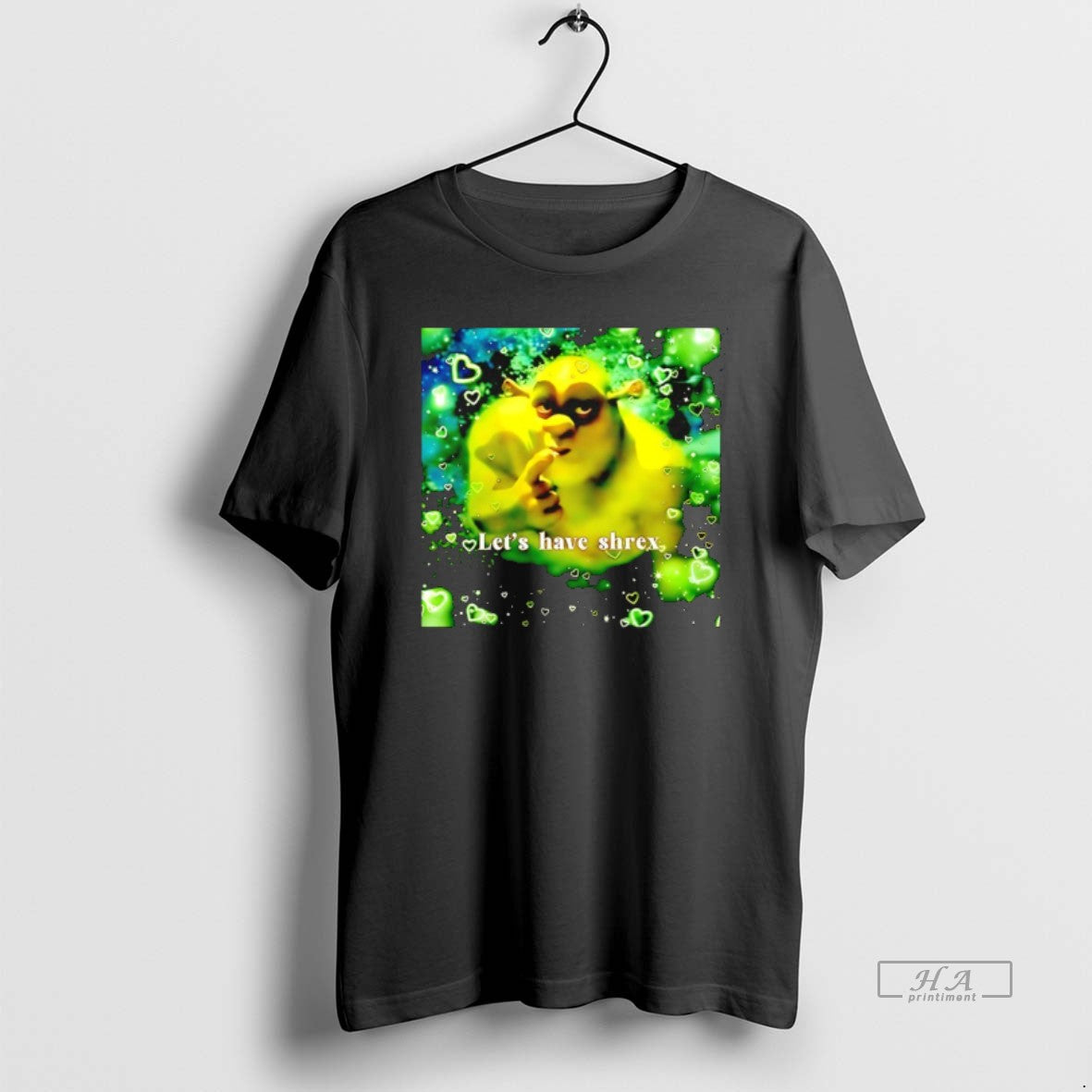Trendy Shrek Wazowski Lets Have Shrex - Adult & Kids T-Shirts, Sweatshirts & Hoodies apparel design preview 1
