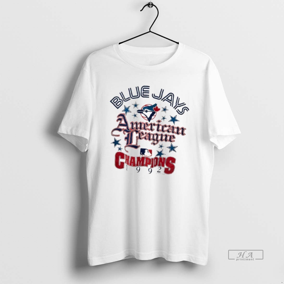 Trendy Toronto Blue Jays 1992 American League - Adult & Kids T-Shirts, Sweatshirts & Hoodies apparel design preview 1