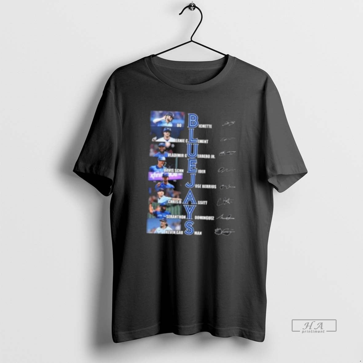 Trendy Toronto Blue Jays Name Players Signatures 2025 - Adult & Kids T-Shirts, Sweatshirts & Hoodies apparel design preview 1