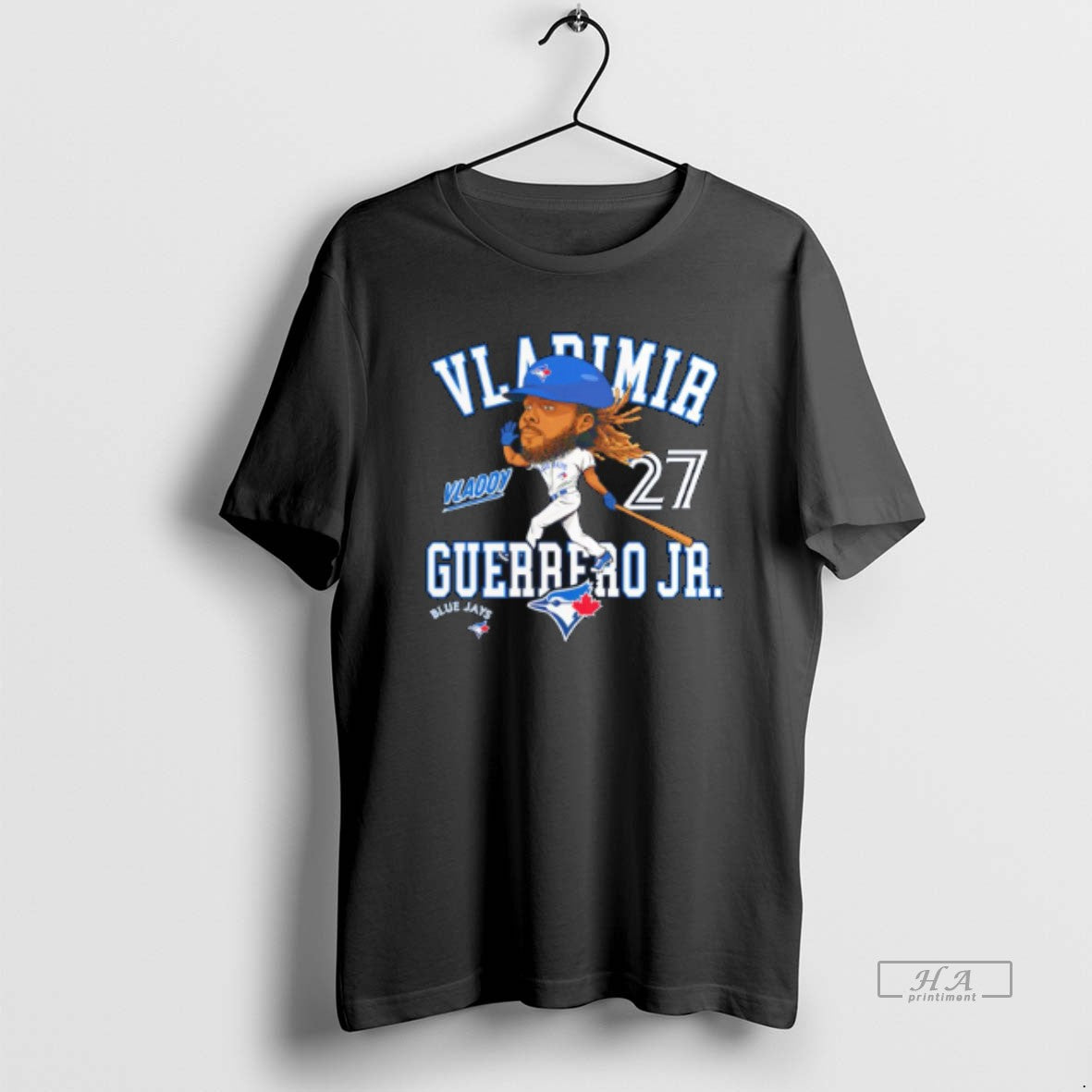 Trendy Toronto Blue Jays Vladimir Guerrero Jr Vladdy - Adult & Kids T-Shirts, Sweatshirts & Hoodies apparel design preview 1